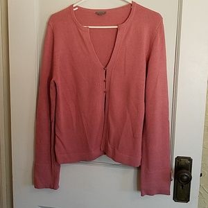 Ann Taylor Pink Cardigan